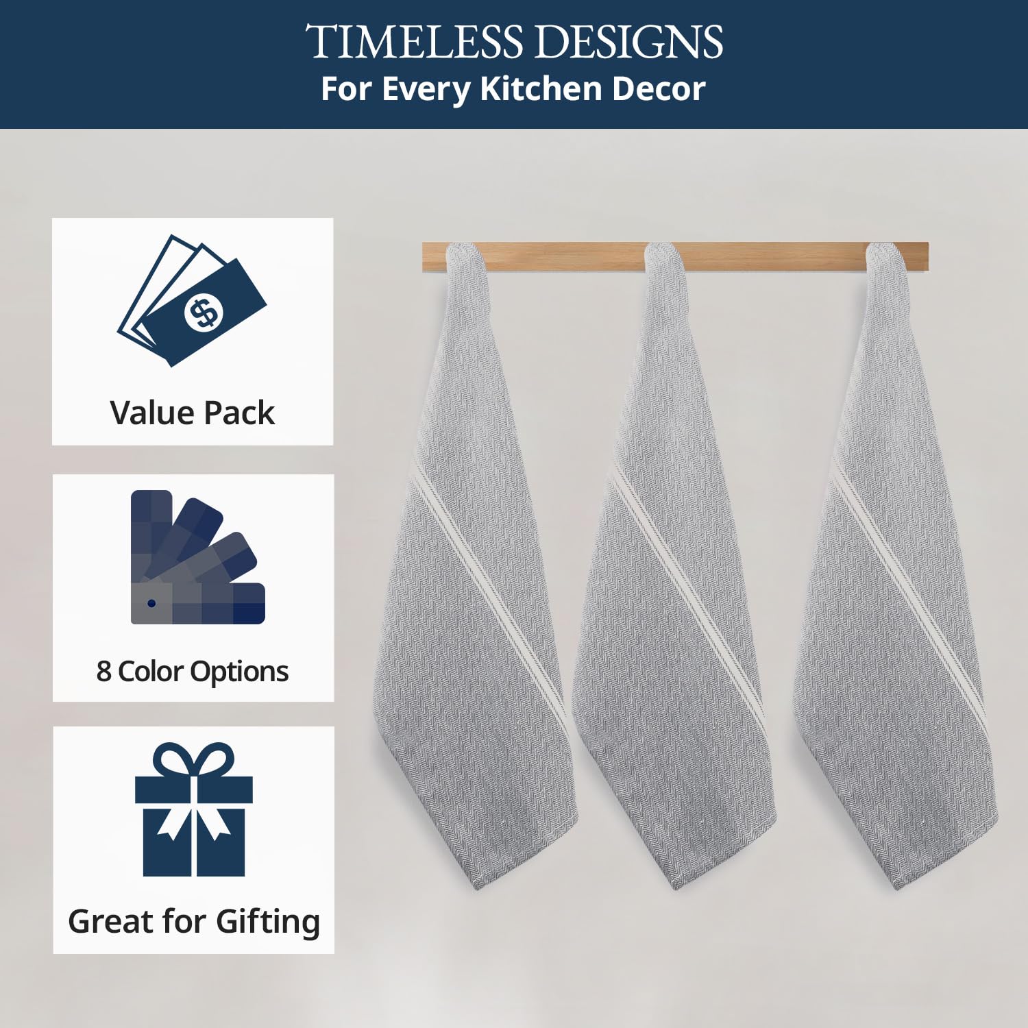 Machine washable towels that stay soft and colorfast after repeats