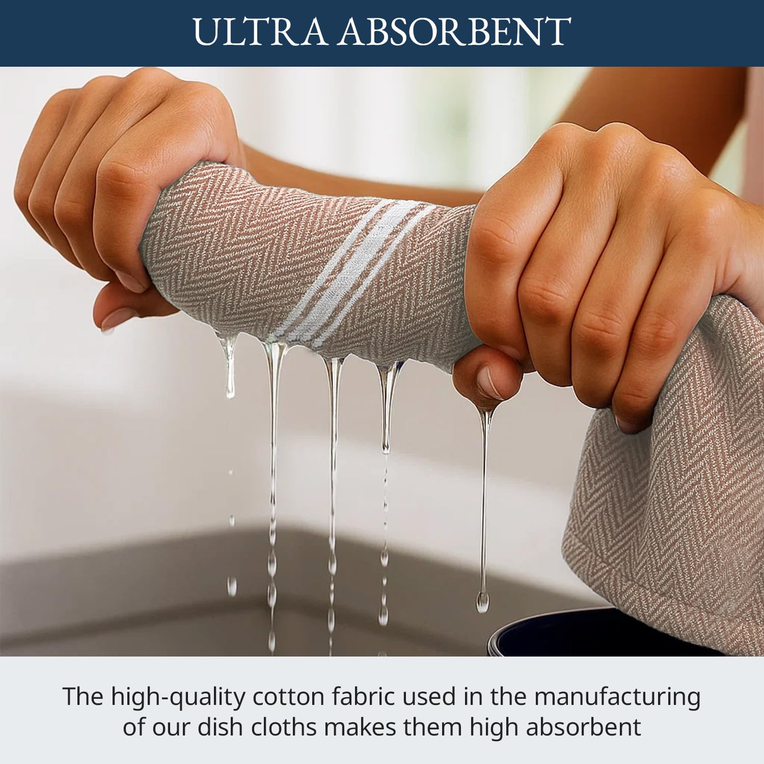 LANE LINEN towels are machine washable and durable through repeated washings.