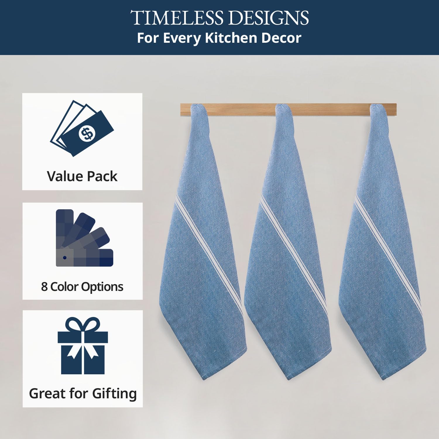 LANE LINEN Cotton towels resist fading with regular machine washing.