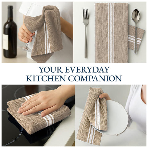 LANE LINEN 12-pack kitchen towels make gift-ready kitchen linen sets.