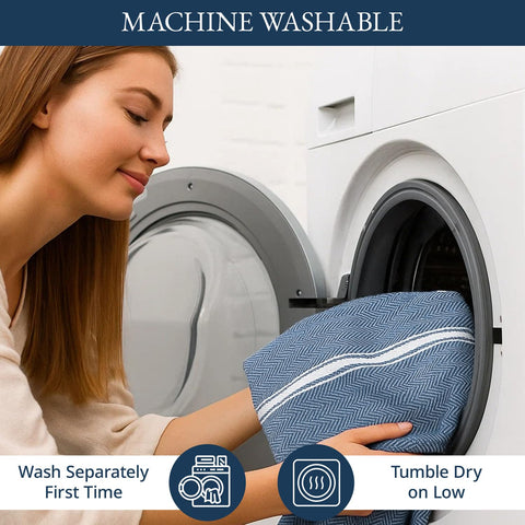 LANE LINEN Kitchen towels boast soft texture and lasting durability.