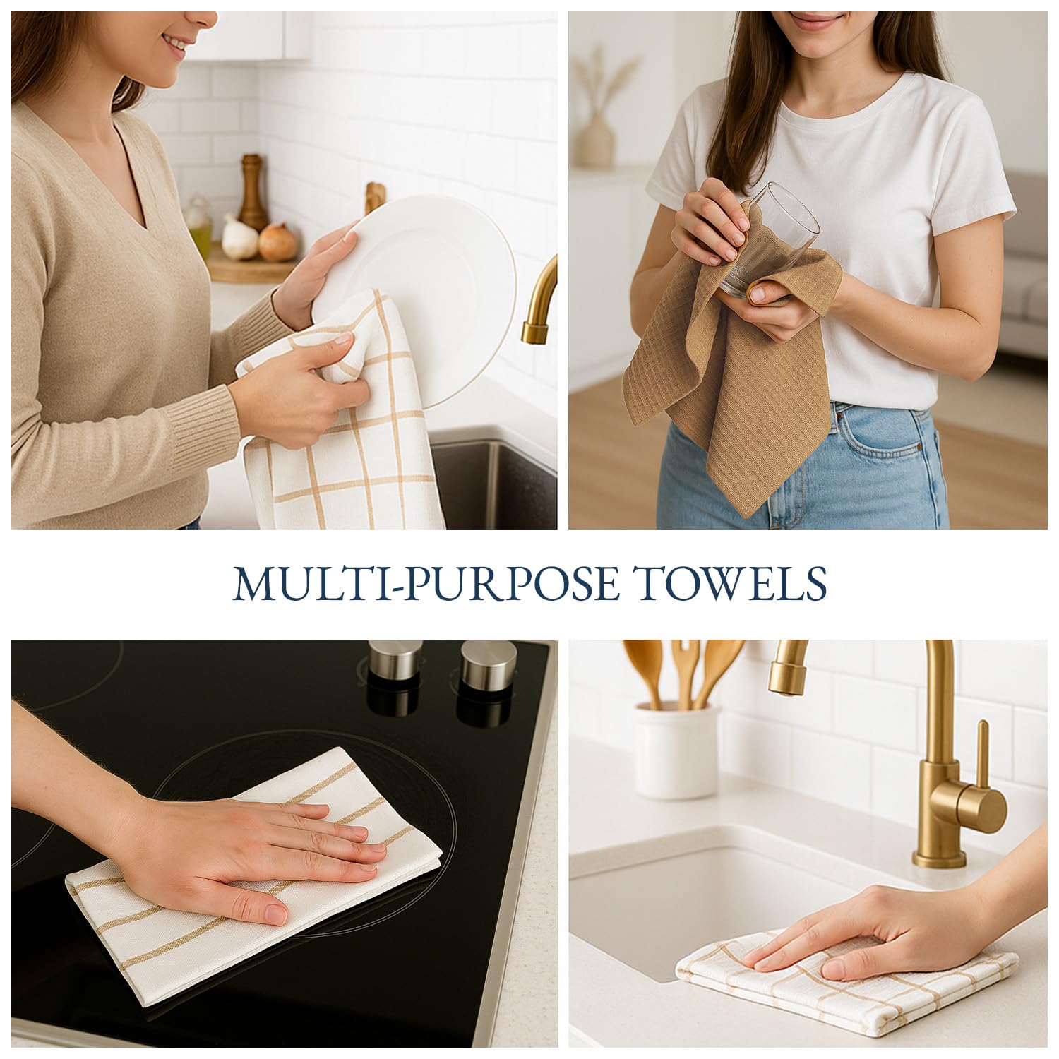Lane Linen soft hand towels suitable for drying hands and surfaces.