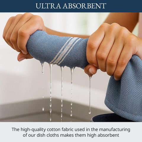 LANE LINEN Multi-purpose towels serve as napkins or hand towels.