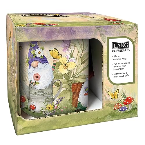 Lang Garden Gnomes mug handle detail for comfortable daily use