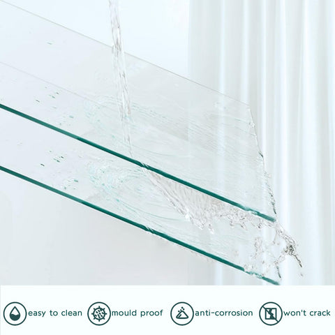LANGBOHOS tempered glass resists heat, protecting countertops from hot pots.