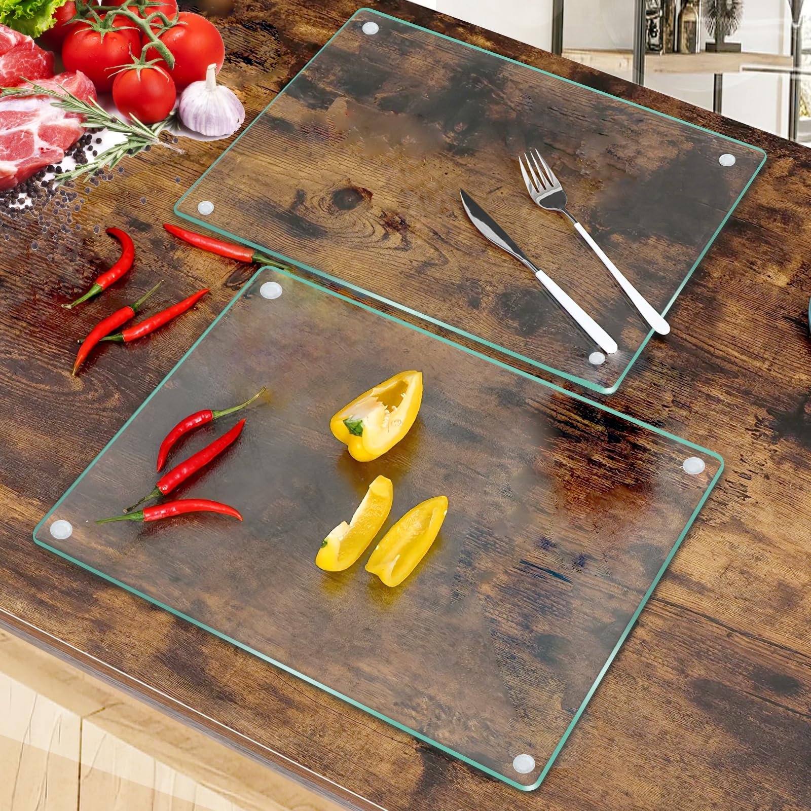 LANGBOHOS small 12x8 boards ideal for prep and serving tasks.
