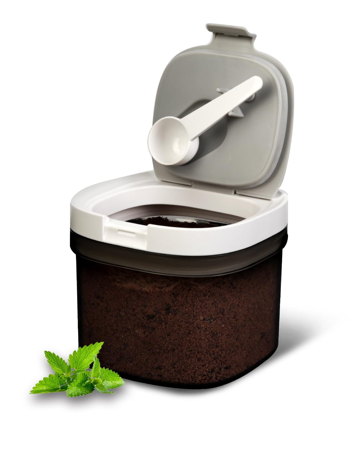 LANGMINGDE airtight coffee container lid seals freshness for longer-lasting beans.