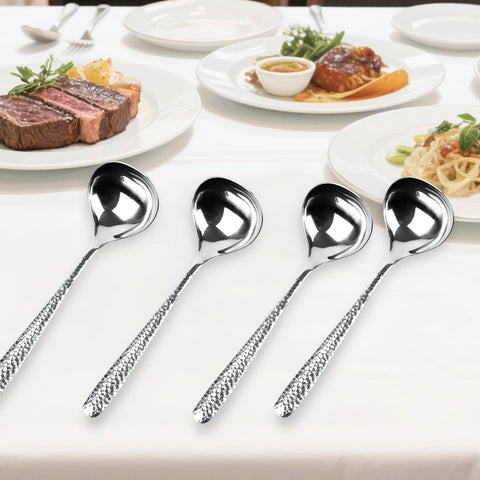 LANGMINGDE elegant table setting spoon for casual and formal dining.