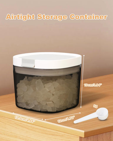 LANGMINGDE stackable kitchen canister saves pantry space and keeps shelves organized.