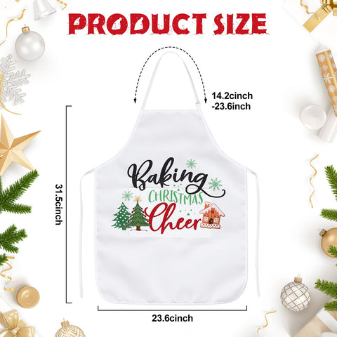 Langyiwee baking crew aprons designs in festive patterns for group cooking