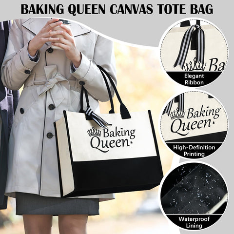 Langyiwee Baking Queen apron keeps clothes clean during cooking and decorating.