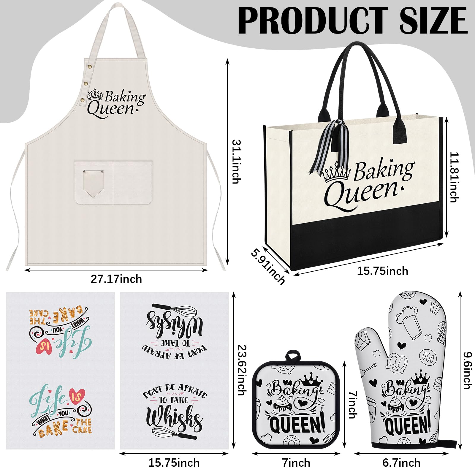 Langyiwee Baking Queen oven mitts protect hands during high-heat baking sessions.