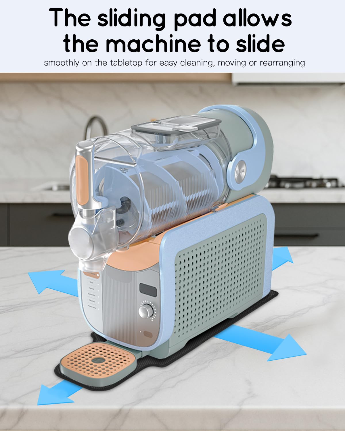 LANGZIHT sliding pad countertop protection reduces scratches during movement.