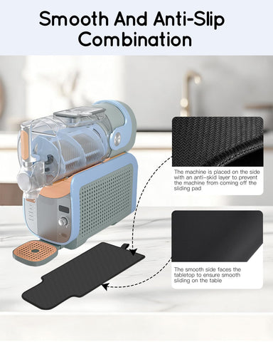 LANGZIHT sliding pad hanging strap storage keeps kitchen tidy when not in use.