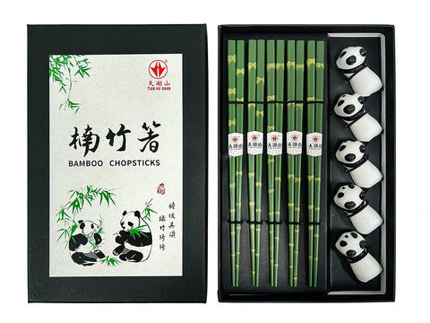 LANHUTHS green bamboo design chopsticks showcase natural elegance for sushi and noodles.