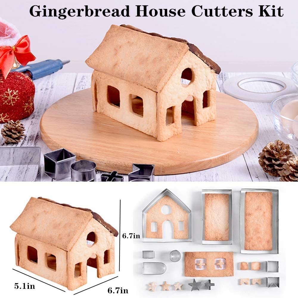 LANSKYWARE 3D Christmas cookie set vivid shapes for playful baking
