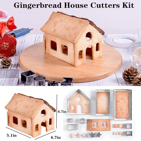 LANSKYWARE 3D Christmas cookie set vivid shapes for playful baking