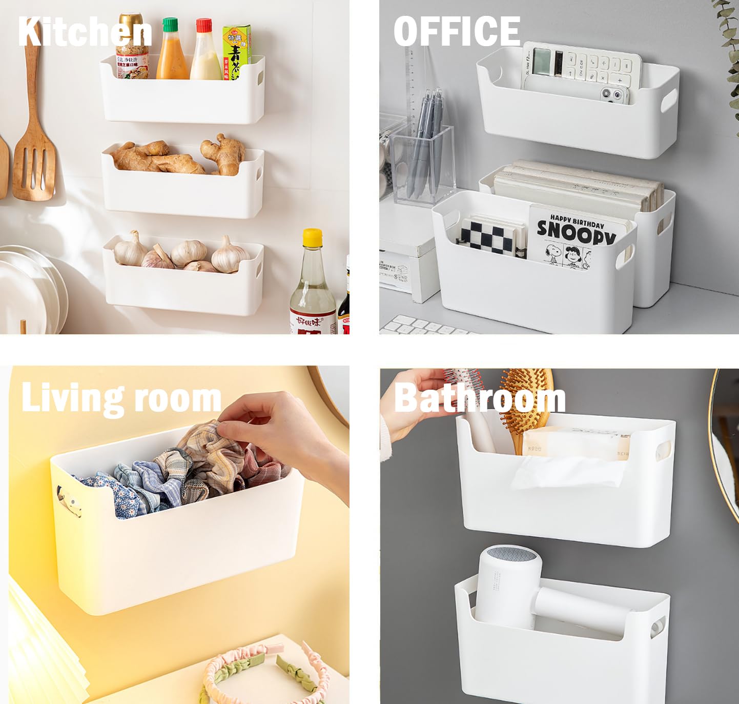 LANSKYWARE organizer stores tumbler lids for quick, tidy access