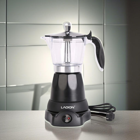 LAOION Cuban Coffee Maker detachable base for easy cleaning and travel