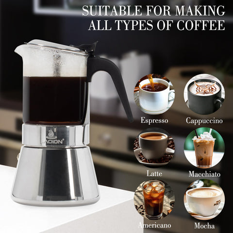 LAOION serving cups for a quick, concentrated espresso portion