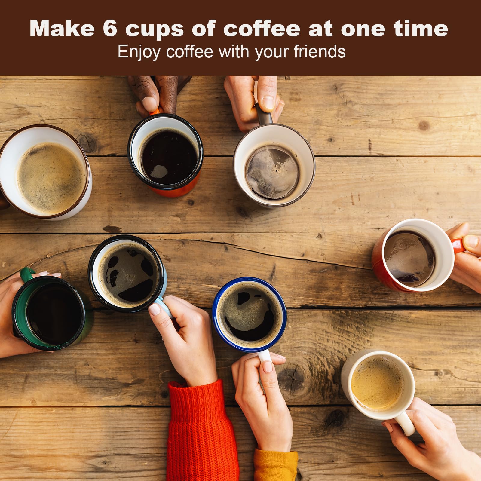 LAOION portable coffee maker is ideal for travel, camping, or a busy commute.