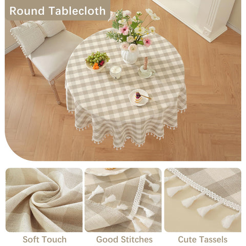 Laolitou close-up tassel trim adds elegant detail to any table.