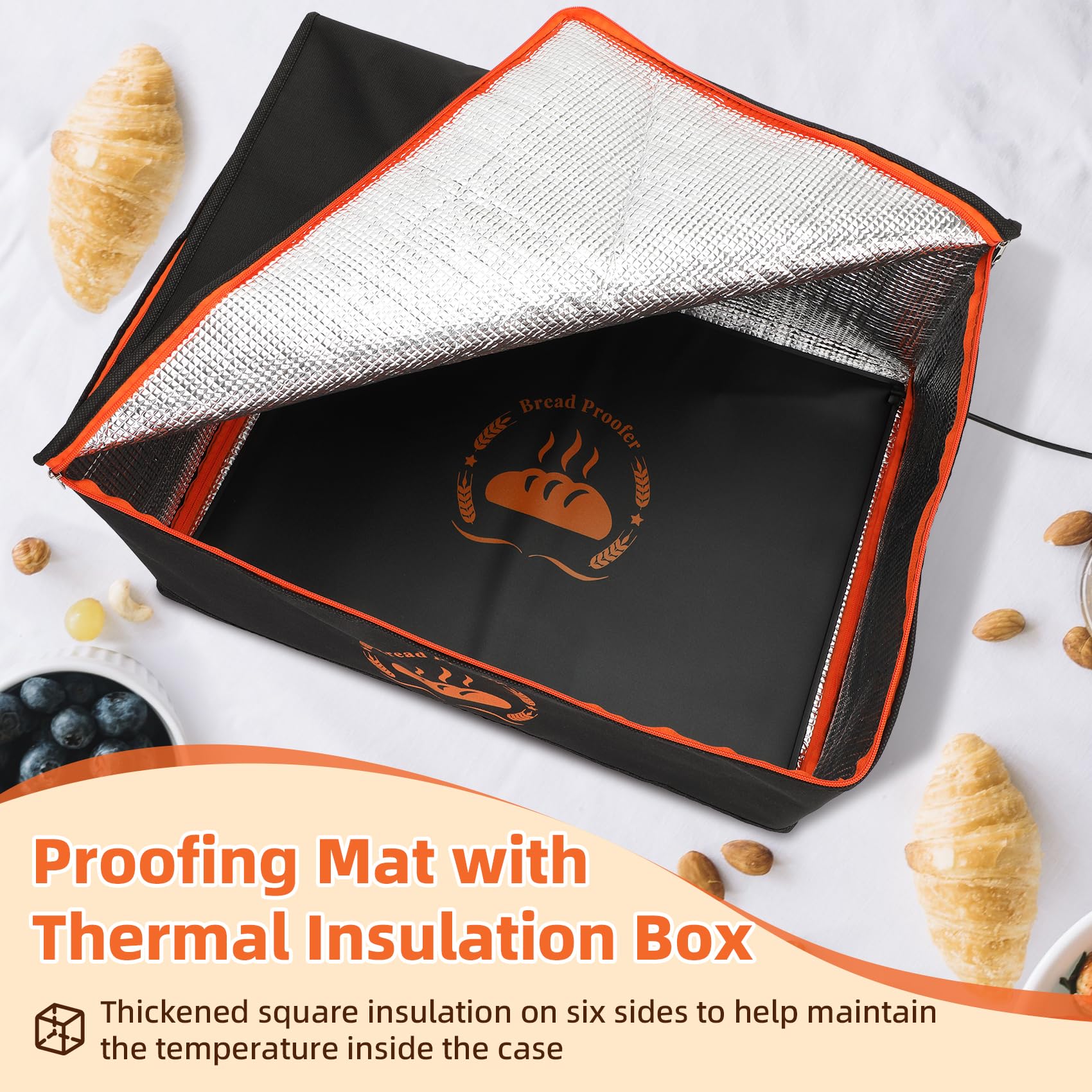 Lapert insulated box with Oxford cloth exterior enhances heat retention
