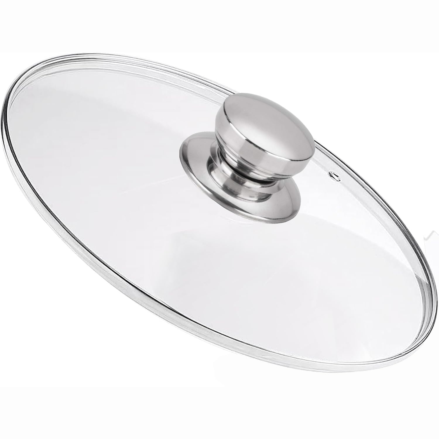 Laplad 8-Inch glass lid with a clear view for monitoring pan progress