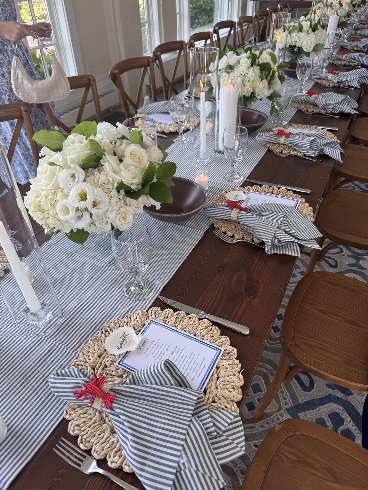 Laquedecraft easy-clean woven placemats wipe to refresh