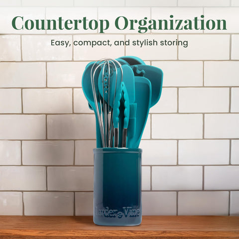 Larder & Vine ladle portioning soups with ease