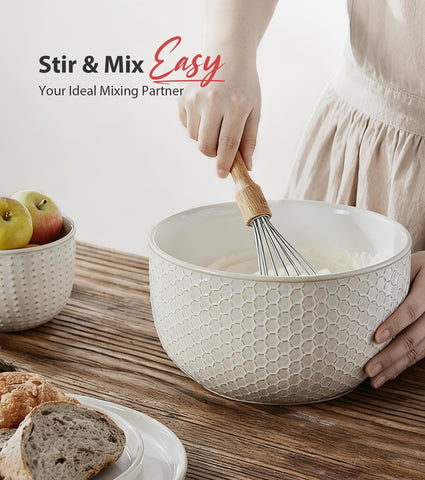 Lareina 20oz bowl ideal for dough mixing and batter prep