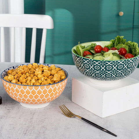 Lareina microwave-safe ceramic bowls for quick reheating.