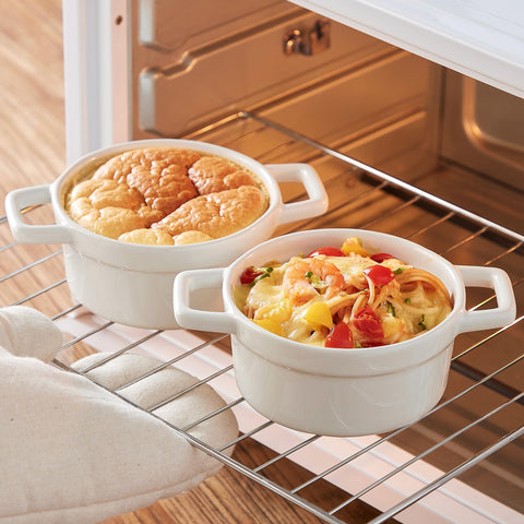 Lareina 12oz dessert-portion cocotte perfect for personal treats.