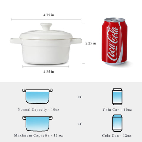 Lareina 12oz dish stack demonstrates compact storage and easy organization.