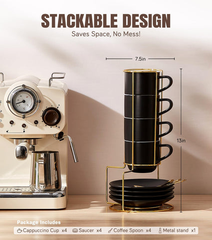 Lareina cappuccino spoons designed for precise stirring and enjoyment.