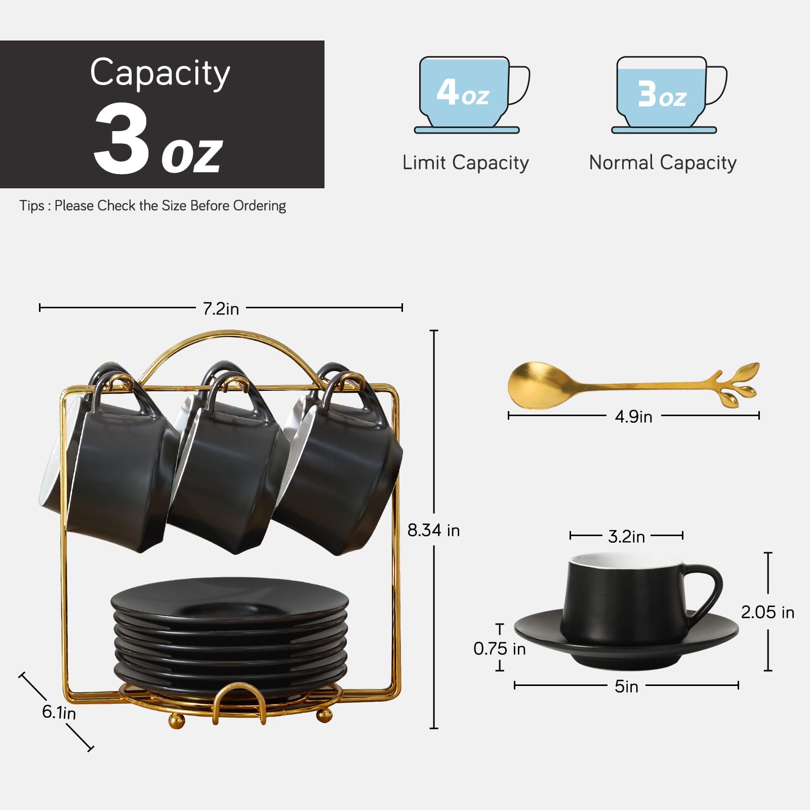 Lareina stainless stackable rack keeps cups organized stylishly.