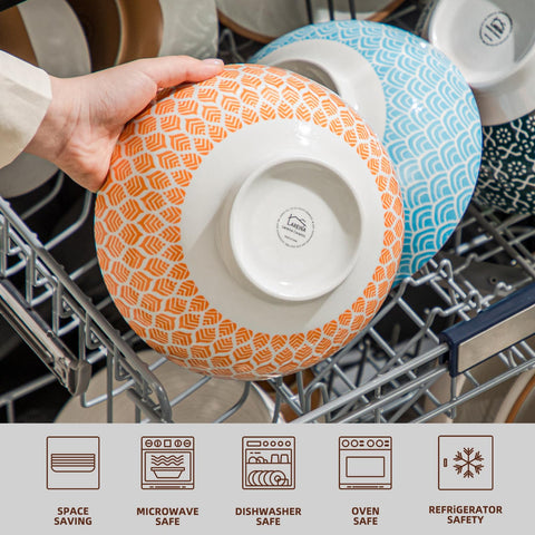 Lareina vibrant color palette adds mood to every dish.