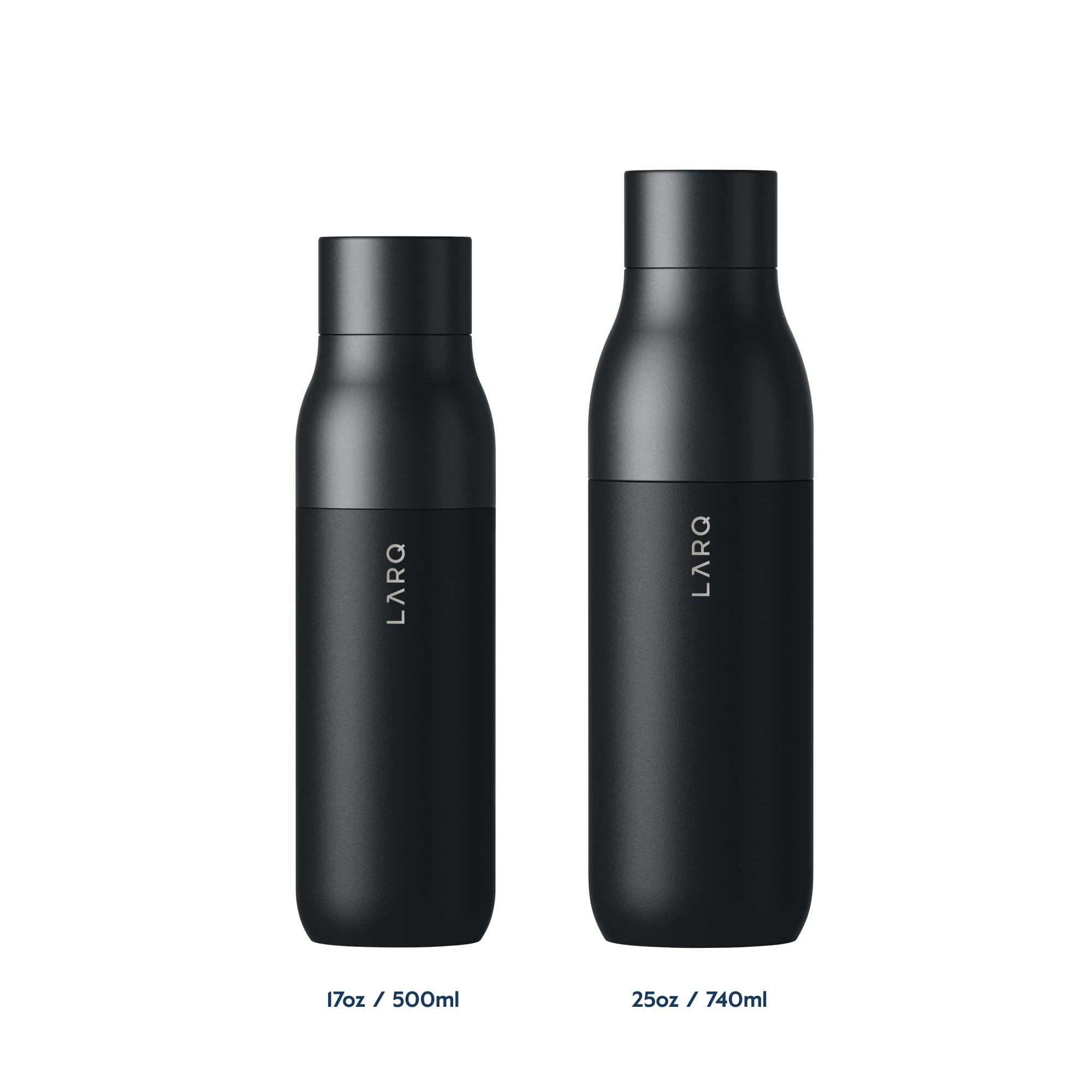 LARQ PureVis activation button starts purification quickly