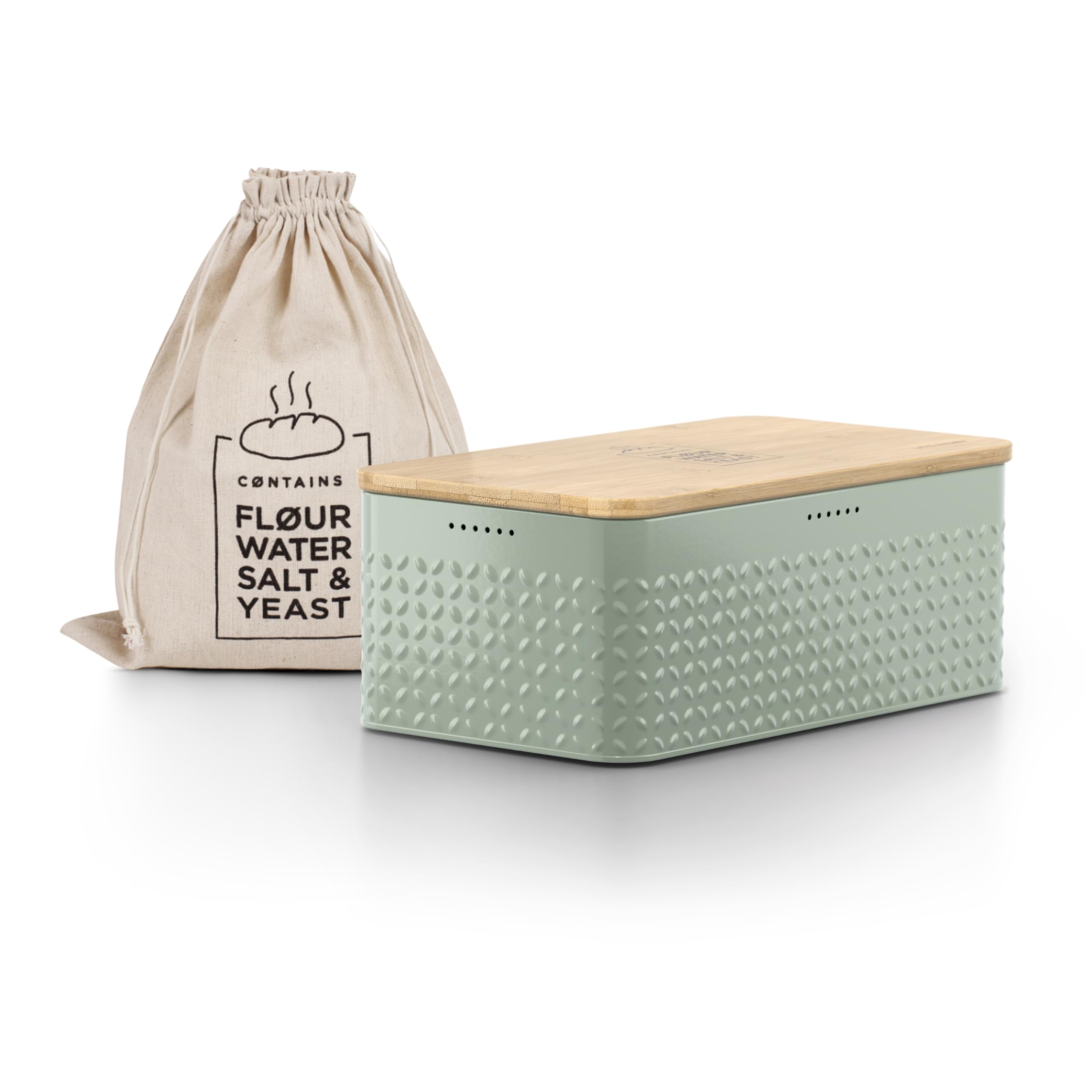LARS NYSØM Glæde bread bin with ventilation holes for fresher bread