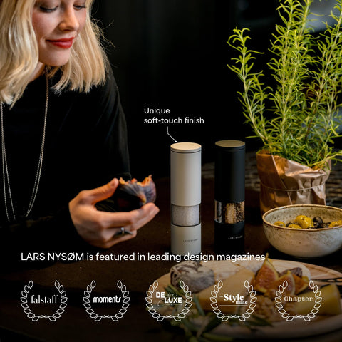 Lagom adjustable ceramic grinder for fine to coarse textures