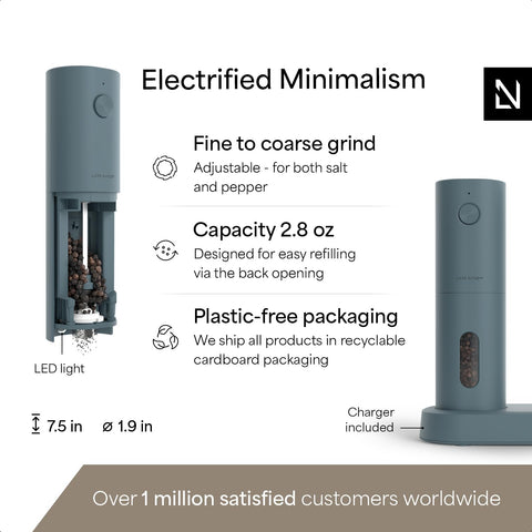 LARS NYSØM refillable spice shaker keeps spices organized and fresh