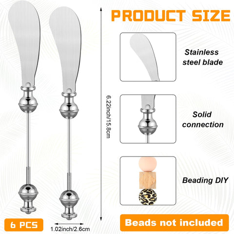 Lasnten beaded knife close-up shows durable stainless steel and customizable beads