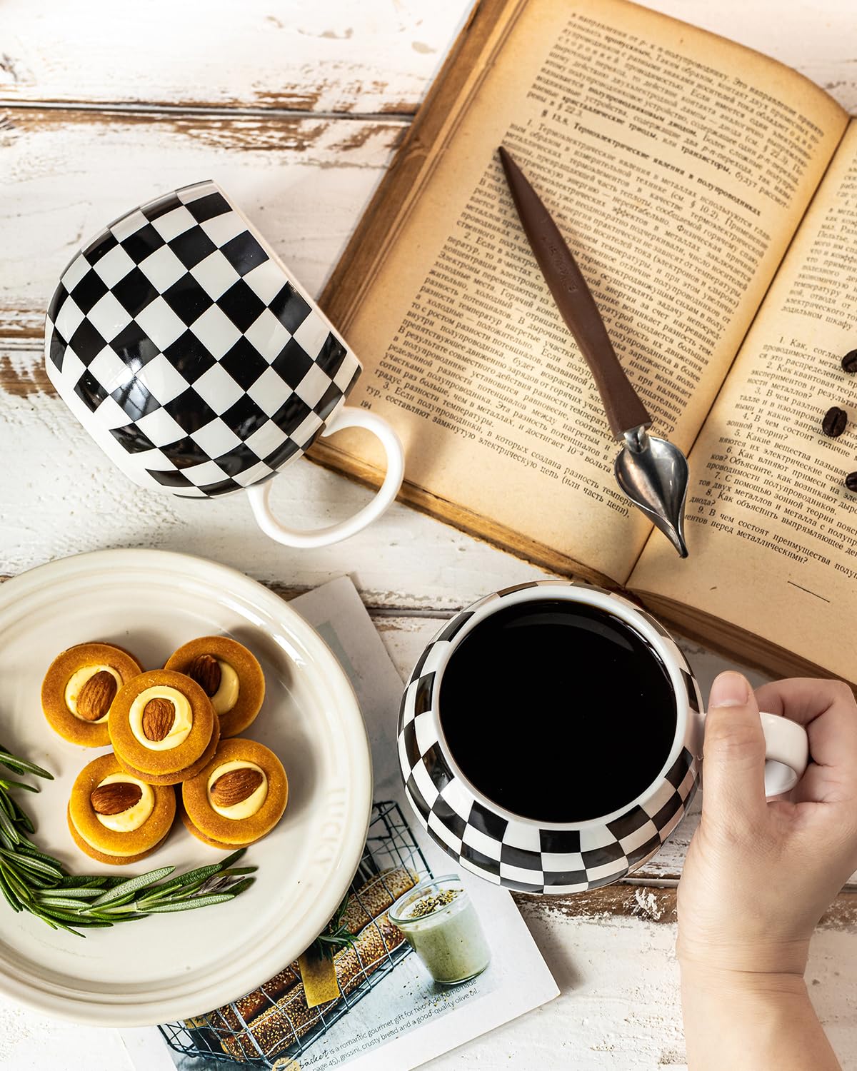 LAUCHUH coffee mug set 6 gift-ready packaging for holidays and occasions