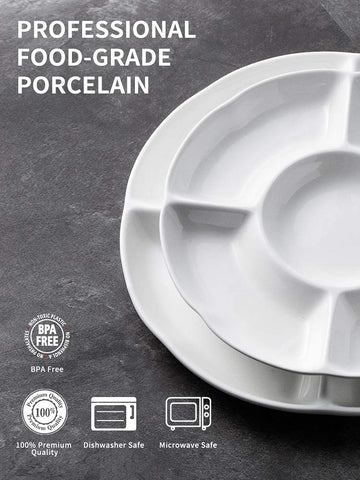 LAUCHUH Flower-shaped Snack Tray as an elegant centerpiece.