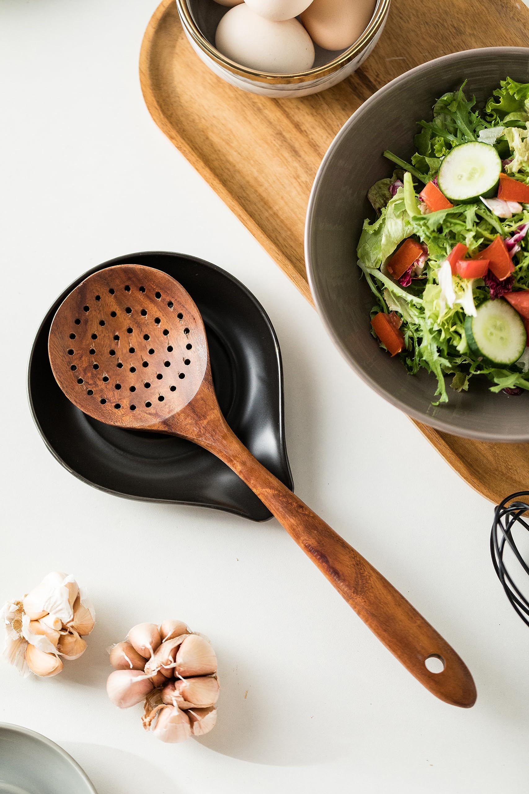 LAUCHUH Halloween decor spoon rest adds festive vibe and practicality