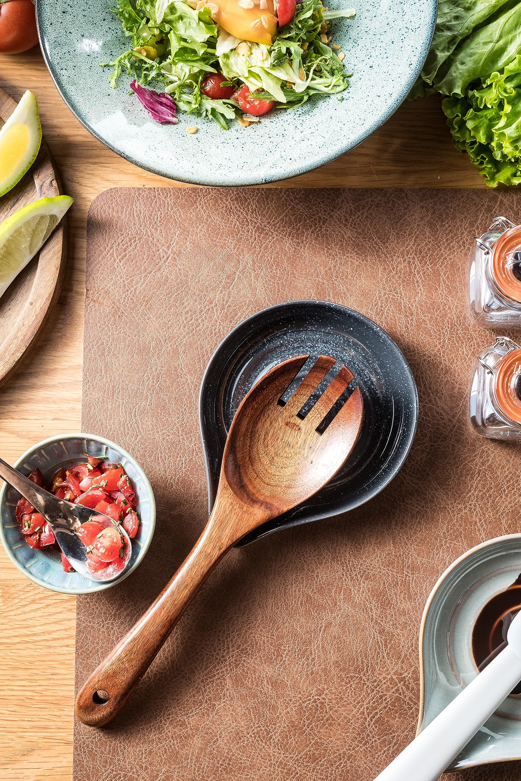 LAUCHUH keeps drips off countertops while cooking for mess free counters