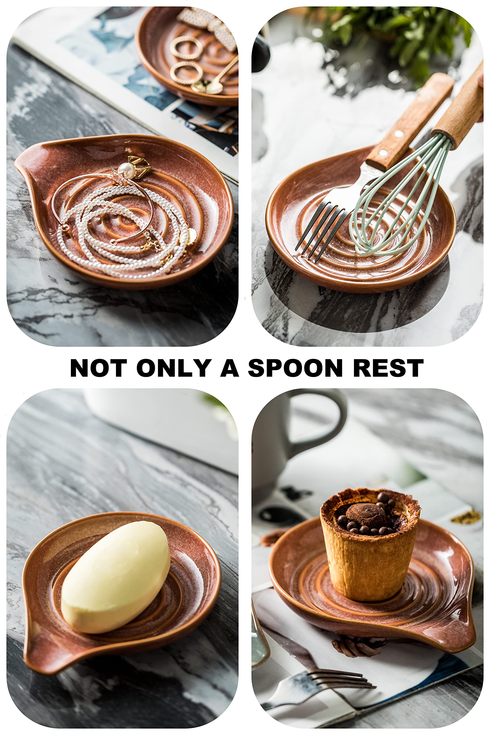 LAUCHUH spoon holder accommodates ladles, spoons, spatulas and tongs