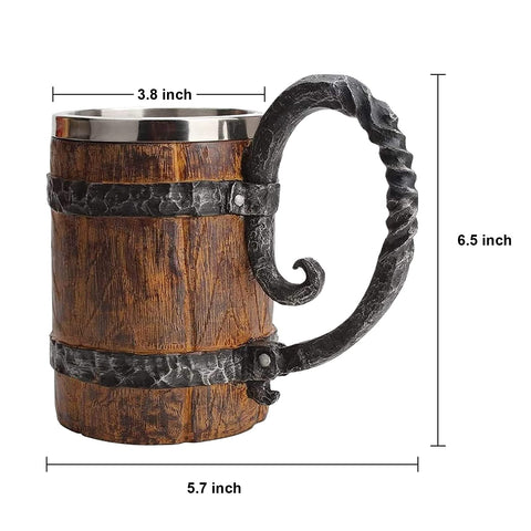 LAUGOKOBE wooden mug makes a great gift for beer lovers