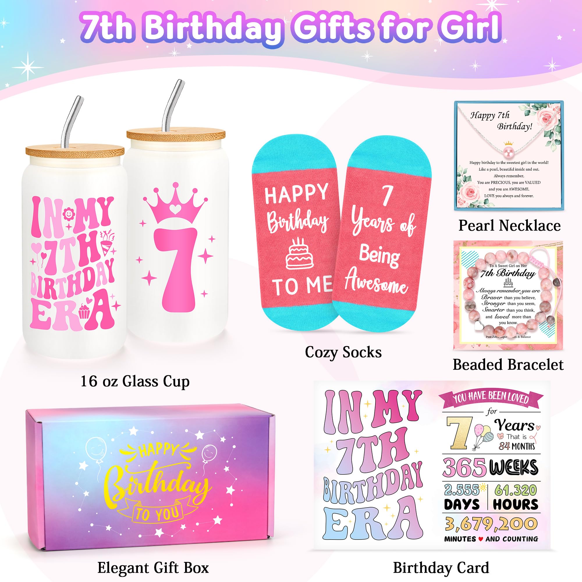 Launrada unboxing moment captures delight and anticipation for a 7th birthday.