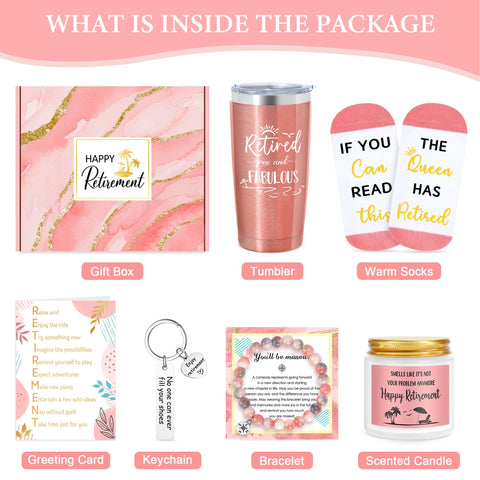 Launrada retirement gift packaging ready to gift without rewrapping